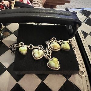 Sterling Silver Palomino Heart Bracelet